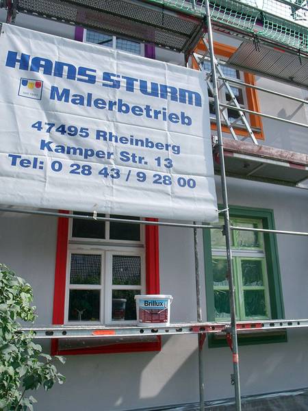 Sanierung Fassade Hans Sturm Malerbetrieb