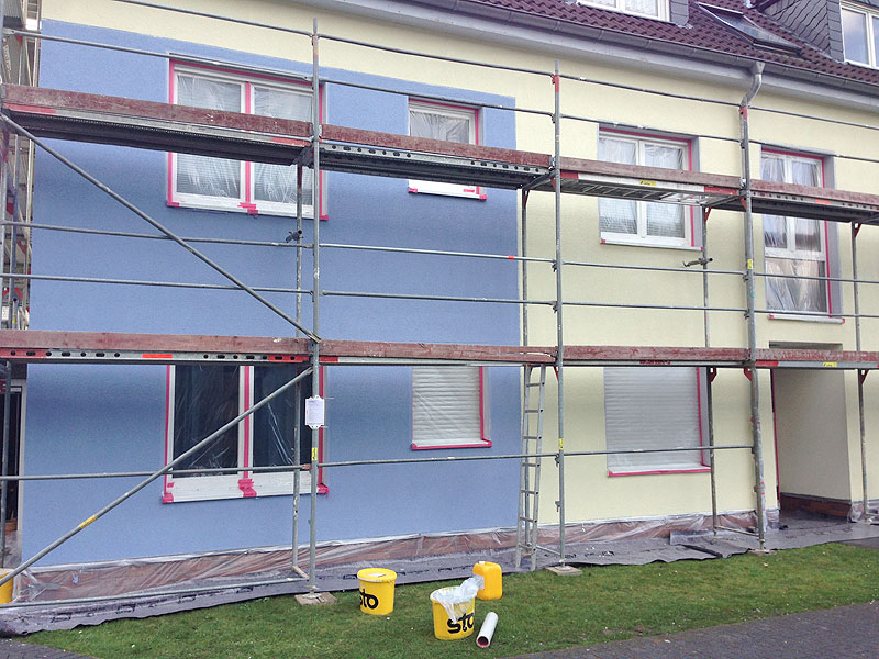 Fassadensanierung Moers Hans Sturm Malerbetrieb